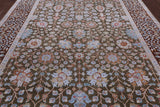 Persian Hand Knotted Wool & Silk Area Rug - 8' 11" X 11' 10" - Golden Nile