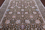 Pure Silk With Oxidized Wool Handmade Area Rug - 8' 1" X 10' 0" - Golden Nile