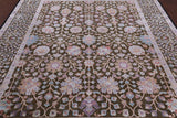 Pure Silk With Oxidized Wool Handmade Area Rug - 8' 1" X 10' 0" - Golden Nile