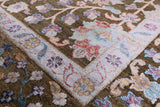 Pure Silk With Oxidized Wool Handmade Area Rug - 8' 1" X 10' 0" - Golden Nile