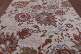 Ivory Modern Hand Knotted Wool Area Rug - 8' 0" X 10' 2" - Golden Nile