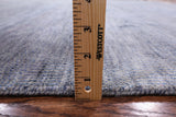 Grey Savannah Grass Handmade Wool & Silk Rug - 8' 3" X 10' 0" - Golden Nile