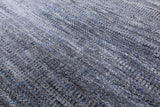Grey Savannah Grass Handmade Wool & Silk Rug - 8' 3" X 10' 0" - Golden Nile
