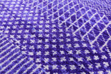 Purple Savannah Grass Hand Knotted Wool & Silk Rug - 8' 0" X 9' 11" - Golden Nile
