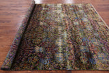 Persian 100 % Silk Handmade Area Rug - 7' 11" X 9' 11" - Golden Nile