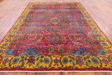 Persian 100 % Silk Hand Knotted Area Rug - 8' 8" X 11' 6" - Golden Nile