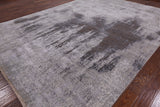 Contemporary Handmade Wool & Silk Area Rug - 9' 0" X 12' 2" - Golden Nile