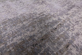 Contemporary Handmade Wool & Silk Area Rug - 9' 0" X 12' 2" - Golden Nile