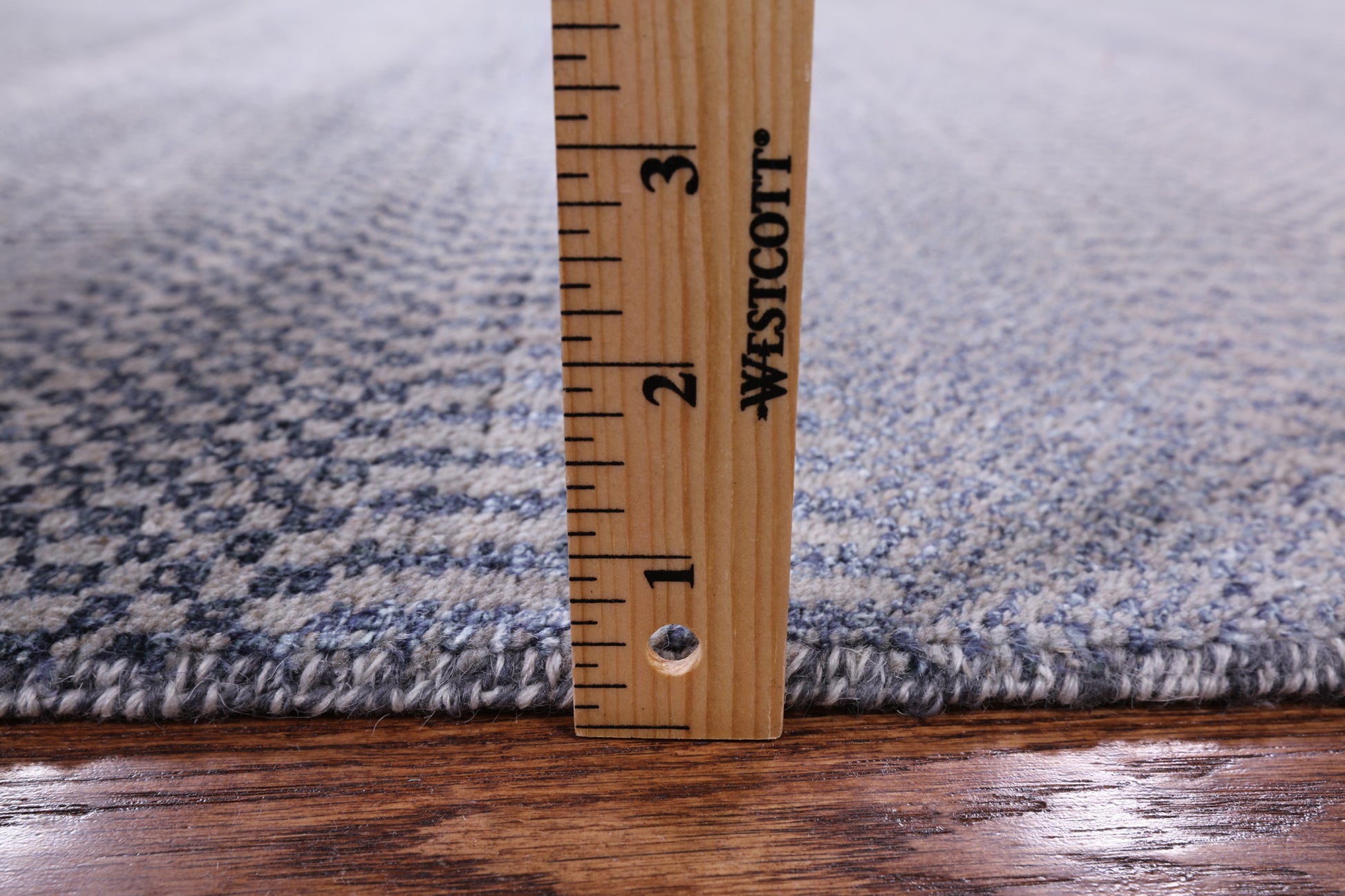 Grey Savannah Grass Hand Knotted Wool & Silk Area Rug - 8' 0" X 10' 4" - Golden Nile
