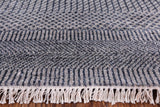 Grey Savannah Grass Hand Knotted Wool & Silk Area Rug - 8' 0" X 10' 4" - Golden Nile