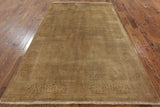 6 x 9 Persian Overdyed Full Pile Area Rug - Golden Nile