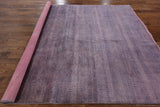 8 x 10 Wool & Silk Savannah Overdyed Area Rug - Golden Nile