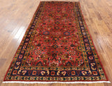 New Authentic 4' 10" X 10' 2" Persian Hamadan Area Rug - Golden Nile