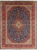 New 9' 9" X 13' 1" Authentic Persian Kashan Rug - Golden Nile