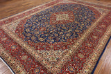 New 9' 9" X 13' 1" Authentic Persian Kashan Rug - Golden Nile