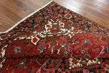 New 6' 10" X 9' 5'' Authentic Persian Heriz Oriental Rug - Golden Nile