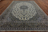 10 X 13 New Authentic Oriental Persian Kashan Rug - Golden Nile