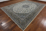 10 X 13 New Authentic Oriental Persian Kashan Rug - Golden Nile