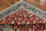 New Authentic Hand Knotted Persian Isfahan Rug 8' 1" X 11' - Golden Nile