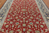 New Authentic Hand Knotted Persian Isfahan Rug 8' 1" X 11' - Golden Nile