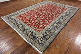 New Authentic Hand Knotted Persian Isfahan Rug 8' 1" X 11' - Golden Nile