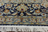 New Authentic Hand Knotted Persian Isfahan Rug 8' 1" X 11' - Golden Nile