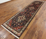 New Runner Wool Authentic Persian Hamadan Rug 3' 7" X 15' 4" - Golden Nile