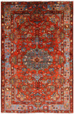 New 5' 2" X 7' 9" Authentic Persian Nahavand Hand Knotted Rug - Golden Nile