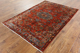 New 5' 2" X 7' 9" Authentic Persian Nahavand Hand Knotted Rug - Golden Nile