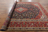 New 9' 9" X 12' 8" Authentic Persian Kashan Oriental Rug - Golden Nile