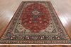 New 6' 7" X 9' 9" Authentic Persian Tabriz Area Rug - Golden Nile