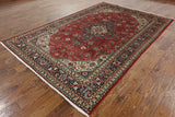 New 6' 7" X 9' 9" Authentic Persian Tabriz Area Rug - Golden Nile