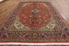 New 9' 6" X 12' 10" Authentic Hand Knotted Persian Tabriz Area Rug - Golden Nile