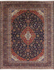 9' 9" X 12' 6" New Persian Authentic Kashan Hand Knotted Rug - Golden Nile