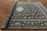 New Authentic Signed Persian Kashan Hand Knotted Rug 10 X 13 - Golden Nile