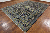 New Authentic Signed Persian Kashan Hand Knotted Rug 10 X 13 - Golden Nile