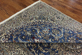 6 X 10 New Authentic Persian Nain Wool & Silk Rug - Golden Nile