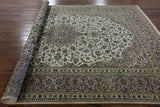 New 7' 11" X 11' 9" Authentic Persian Kashan Original Rug - Golden Nile