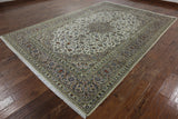 New 7' 11" X 11' 9" Authentic Persian Kashan Original Rug - Golden Nile