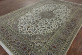 New 7' 11" X 11' 9" Authentic Persian Kashan Original Rug - Golden Nile