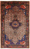 New 5' 1" X 8' 2" Authentic Persian Bijar Hand Knotted Rug - Golden Nile