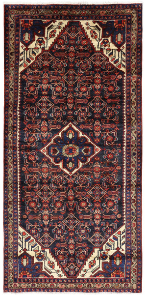New 3' 8" X 8' Persian Nahavand Hand Knotted Rug - Golden Nile