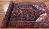 New Authentic Persian Hamadan Hand Knotted Rug 4 X 8 - Golden Nile