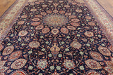 10' 5" X 13' 11" Authentic Persian Fine Sarouk Full Pile Wool Rug - Golden Nile