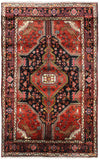 4' 7" X 7' 5" New Authentic Persian Hamadan Full Pile Wool Rug - Golden Nile