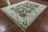 8 X 10 Olive Green Oriental Rug - Golden Nile