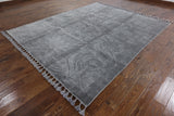 Pure Silk Modern 8 X 10 Art Deco Rug - Golden Nile