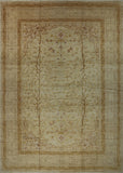 14 X 20 Khaki Signed Peshawar Rug - Golden Nile