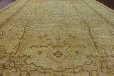 14 X 20 Khaki Signed Peshawar Rug - Golden Nile