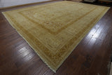 14 X 20 Khaki Signed Peshawar Rug - Golden Nile